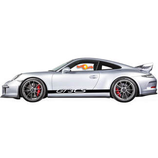 Porsche 911 GT3 CS Rocker Panel  Racing Side Stripes Decal Sticker
