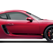 Porsche 718 Cayman T Side Stripes Kit Decal Sticker
 3