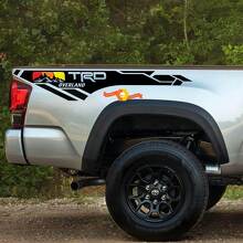 TRD Overland edition Mountain Vintage Colors BedSide Side Vinyl Stickers Decal fit to Toyota Tacoma Tundra all years
 2