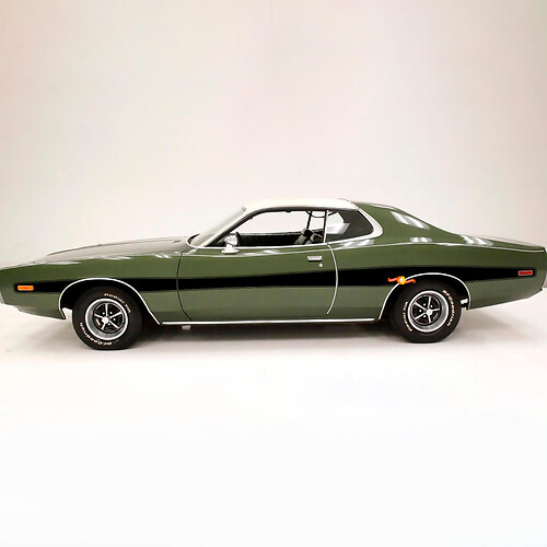 Side Retro Decals Stickers for Dodge Charger 1973
