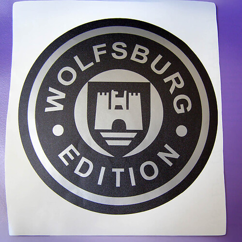 Wolfsburg Edition Vinyl Decal Sticker for Volkswagen