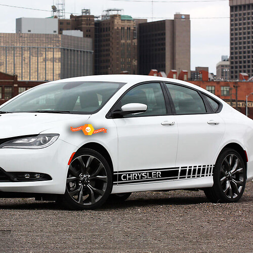 2X Multiple Color Graphics Car Vinyl Decal Sticker for Chrysler 200 300
