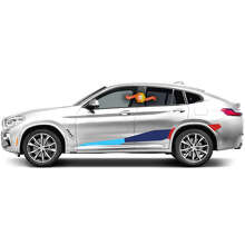 BMW M Performance Side Stripe Vinyl Decal Kit for BMW X5 X6 G05 G06 F95 F96_2