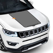 Custom Hawk Style Hood Vinuyl Decal for Jeep Compass Trailhawk 2017-2020 _2