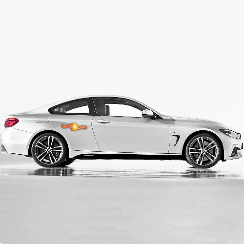 2 BMW M Performance Set Of Side Stripes For M4 F82 F83
