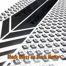 TRD 4x4 OFF ROAD Black Matte and Black Gloss Side Vinyl Stickers Decal fit to Tacoma 2013 - 2020 or Tundra 2013 - 2020
 3