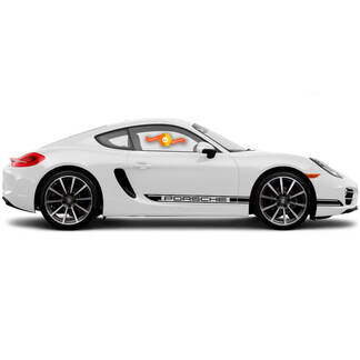 Porsche Cayman R Boxster Side stripes one color Or Any Porsche
