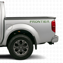 Frontier Letttering Side Vinyl Decal For Nissan Frontier _3