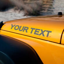 Custom Hood Lettering Vinyl Decal for Jeep Wrangler_3
