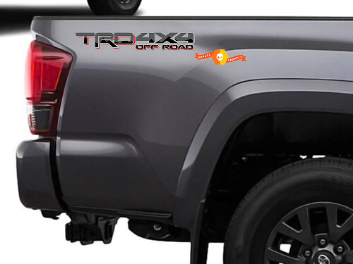 TRD 4x4 Off Road Bedside Vinyl Decal Sticker for Toyota Tacoma