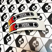 Pair TRD YOTA Vintage Sunset Retro Old Style Vinyl Stickers Decal fit to Toyota FJ Cruiser
 2