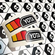 Pair TRD YOTA Vintage Sunset Retro Old Style Vinyl Stickers Decal fit to Toyota 4Runner
 2