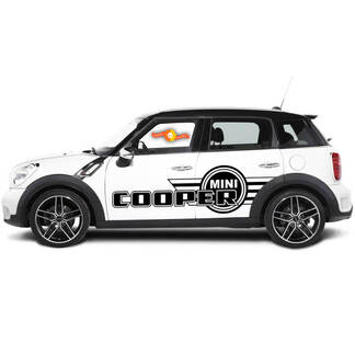 Side Stripes Graphics Decal Stickers For Mini Cooper Countryman 2000 to 2019
