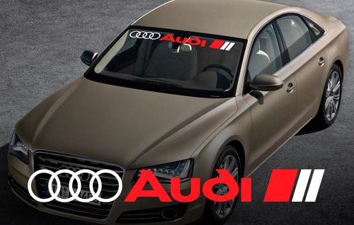 AUDI windshield window front decal sticker for A4 A5 A6 A8 S4 S5 S8 Q5 Q7 TT RS 4 RS8