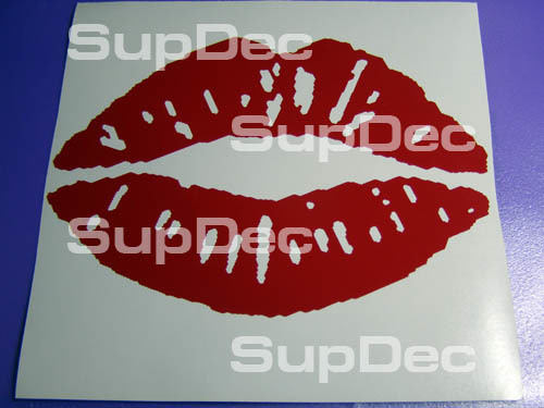 Lips Love Kissing Pucker Sexy Hot Decal Sticker Vinyl