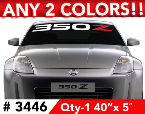 NISSAN 350 Z 2 COLOR DECAL STICKER 40