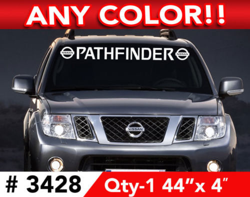 Nissan Pathfinder Logo Windshield Decal Sticker 44