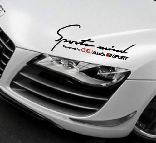 2 Sports Mind Powered by Audi SPORT A3 A4 A6 A8 RS4 Decal sticker