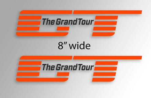 The Grand Tour jeremy clarkson james may and richard hammond new show logo window side decal sticker vinyl