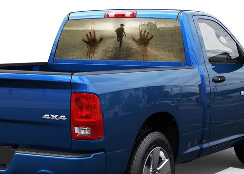 Zombie hands horror Rear Window Decal Sticker Pickup Truck SUV Car 12