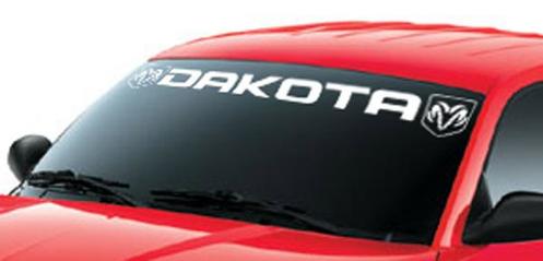 Window Windshield Banner Decal Sticker For Dodge Dakota Ram Vinyl