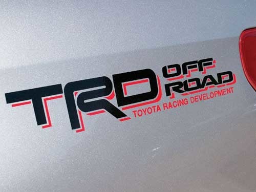 TRD Sport Tacoma Tundra Quarter Panel Decals Stickers Off Road