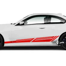 BMW M2 M Performance Rocker Panel Vinyl Stripe Decals