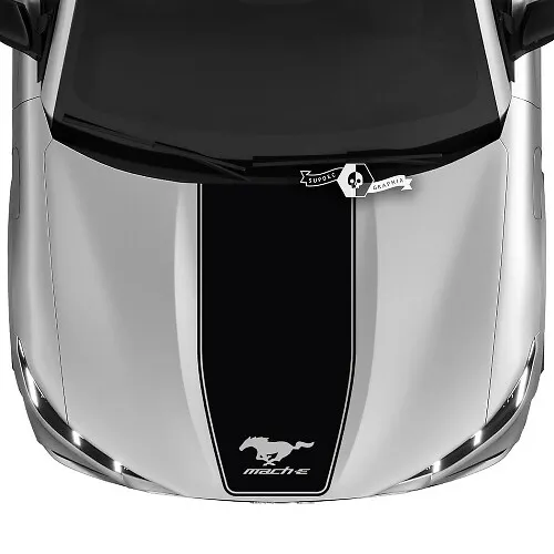 Pair Musclecar Musclecarmodel MACH-E MACH E Logo Rocker Panel Stripes ...