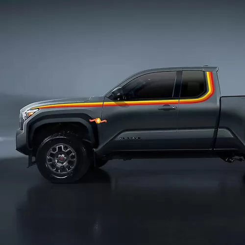 Toyota Tacoma Vintage Stripes for Trailhunter 2024 TRD PRO, SR5 ...