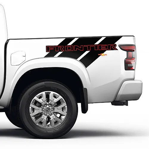 Nissan Frontier Pro-4X Bed Truck Vinyl Decals – 2 Colors