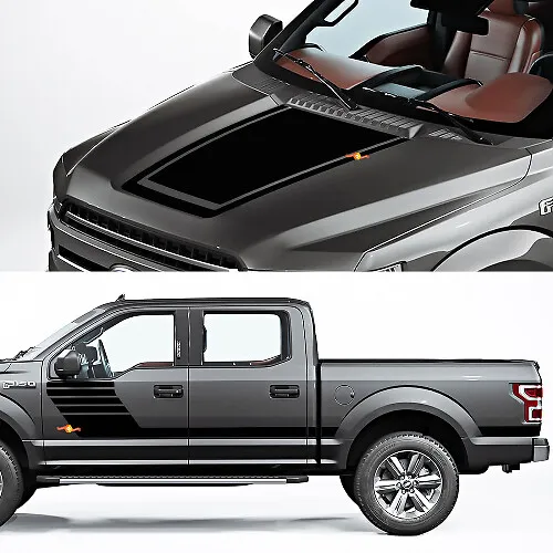 Side Rocker Panel & Hood Decal for Musclecar truck power truck ROUSH