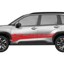 Mountains Side Doors Rocker Panel Racing Stripes Vinyl Decal