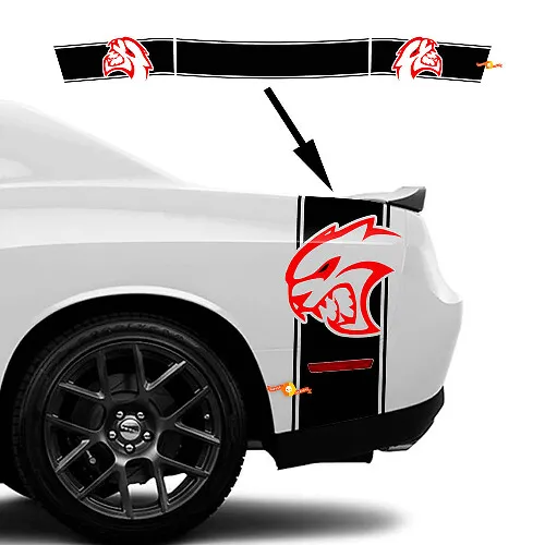 Pair Dodge Сharger or Challenger SRT Hellcat Destroyed Scratches Door ...