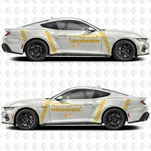 Industrial Line Side Door Vinyl Decals Stickers for Musclecar ...