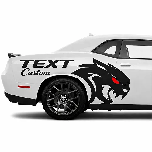 SRT REDEYE Hellcat Side Rear Fender Decals Stickers Graphics for Dodge ...
