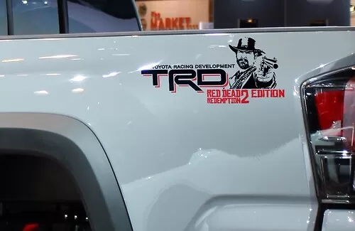 TRD Pro Rocky Mountain 2 Decals Fits Toyota Tacoma Tundra Truck Bedside Sticker Vinyl In 6 Colors (2 Pieces - Foto 12