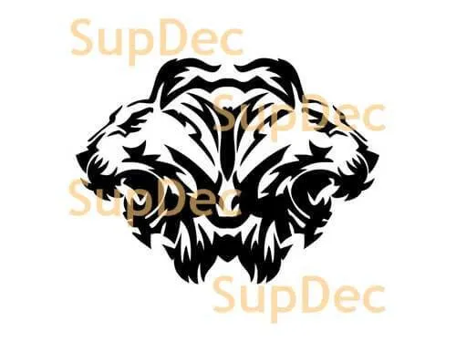 Tiger wild cat Vinyl Wall Window Bathroom Sticker Decal #4
